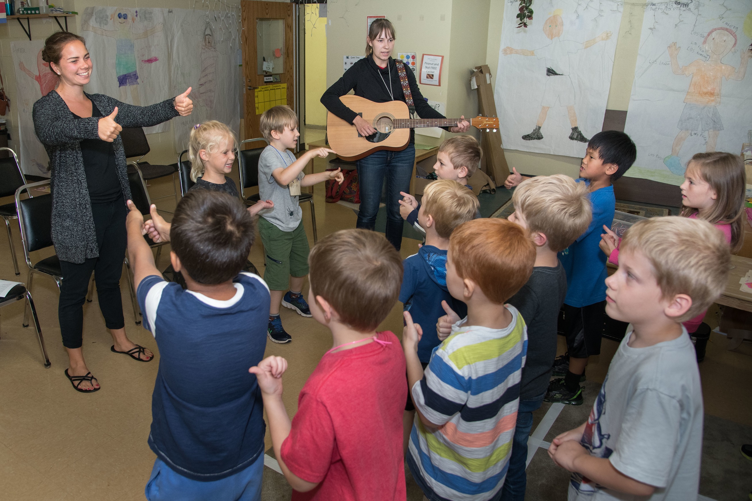 French class in Bilingual Beginnings at CNA