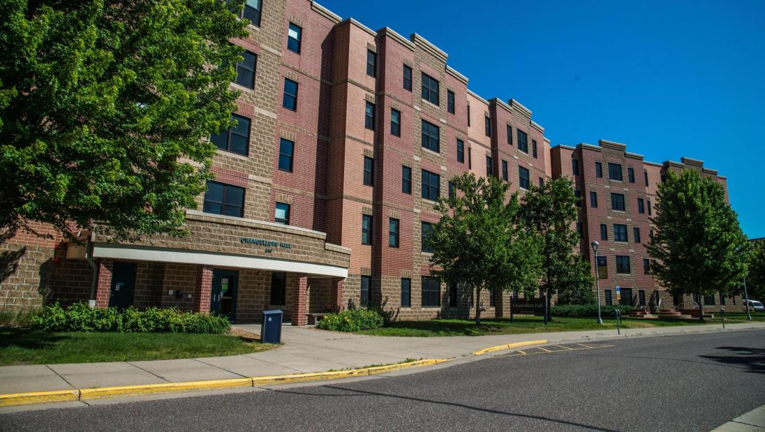 Exterior shot of Chancellors Hall
