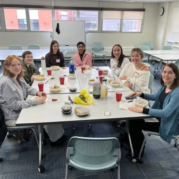 ReNS student lunch at UWEC