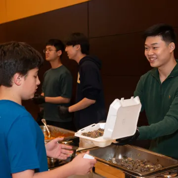 Korean Student Association Serving Food at CultureFest 2023