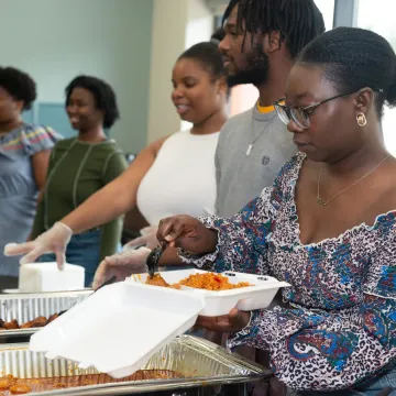 African Student Association Serving Food CultureFest 2023