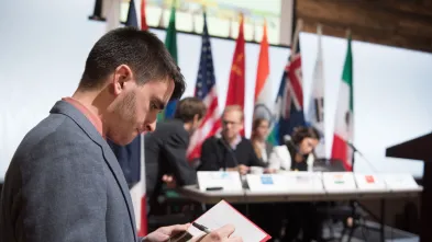 Mock UN conference