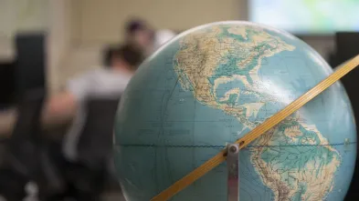 globe close up