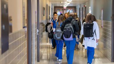 Nursing students at Marshfield site