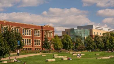 UW-Eau Claire campus mall