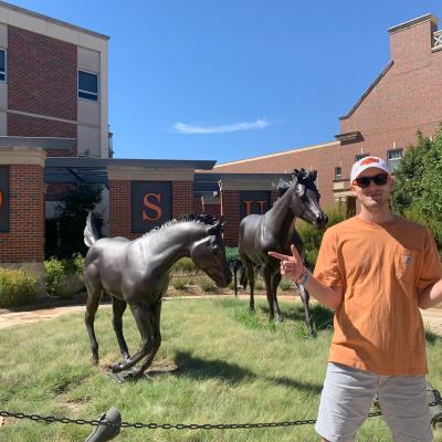 male student in NSE at Oklahoma State University 