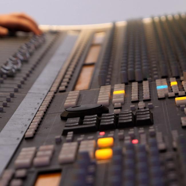 Recording Board at the Pablo Center