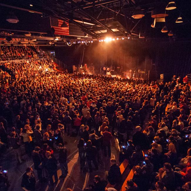 Bon Iver Concert Crowd Shot