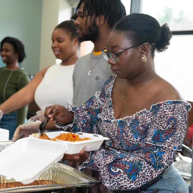 African Student Association Serving Food CultureFest 2023