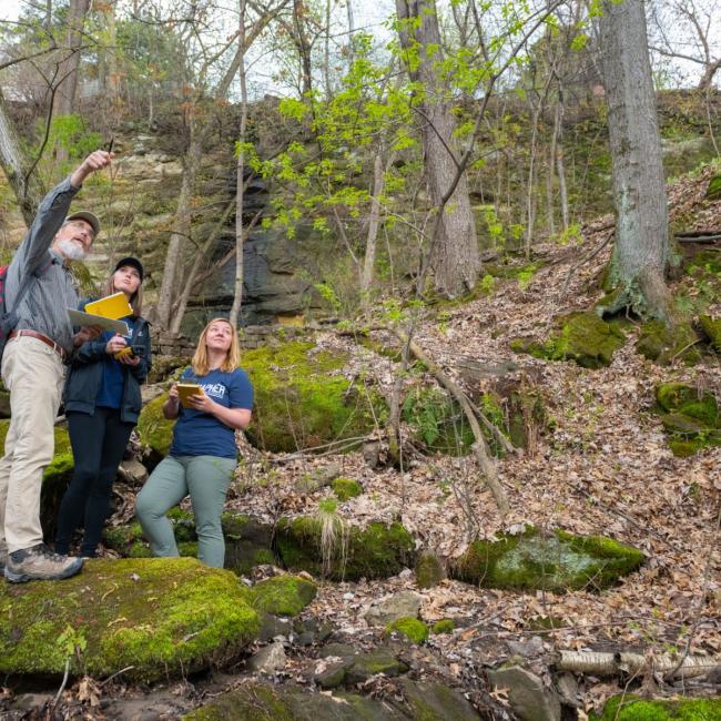 Geography faculty spend significant time teaching students in the field as well as in traditional classrooms. The sense of community that develops because of the shared experiences helps students thrive.