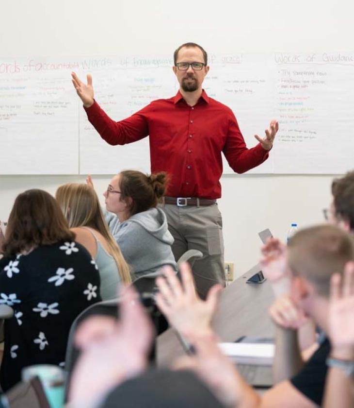 SEIP class, Powell teaching 