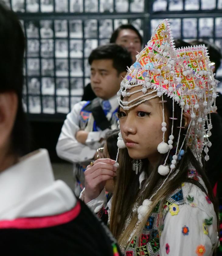 Hmong studies student in Fresno for Hmong New Year 