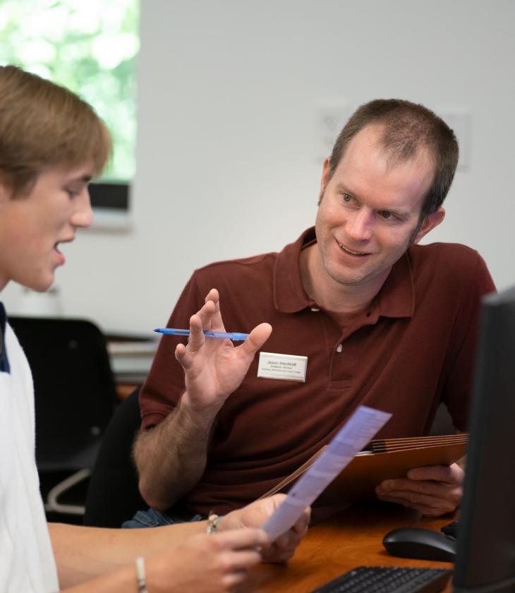 student and advisor 