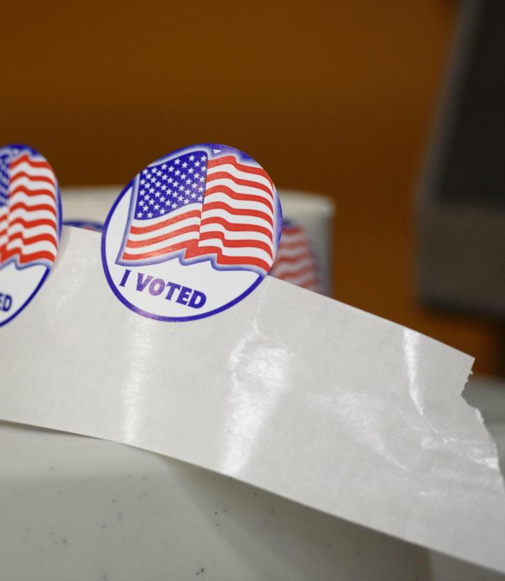 Voting stickers