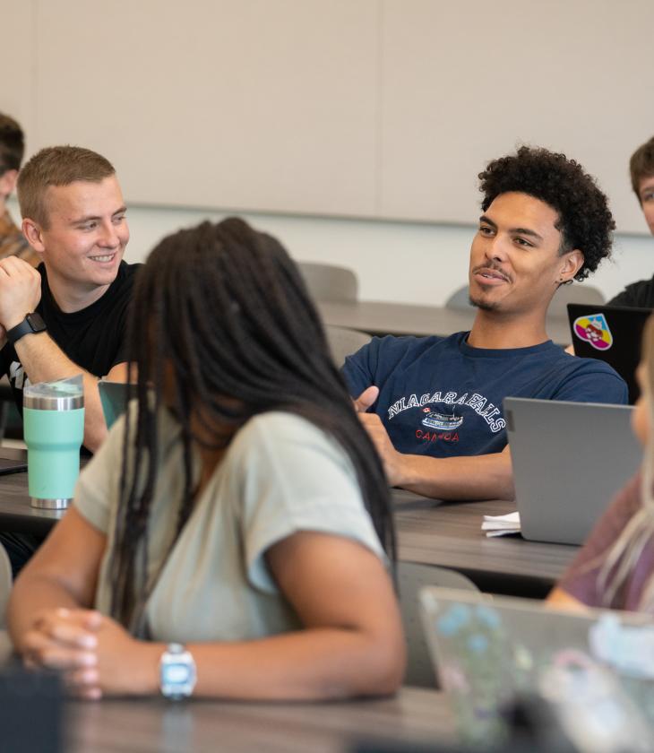 mix of gender students in a lecture room