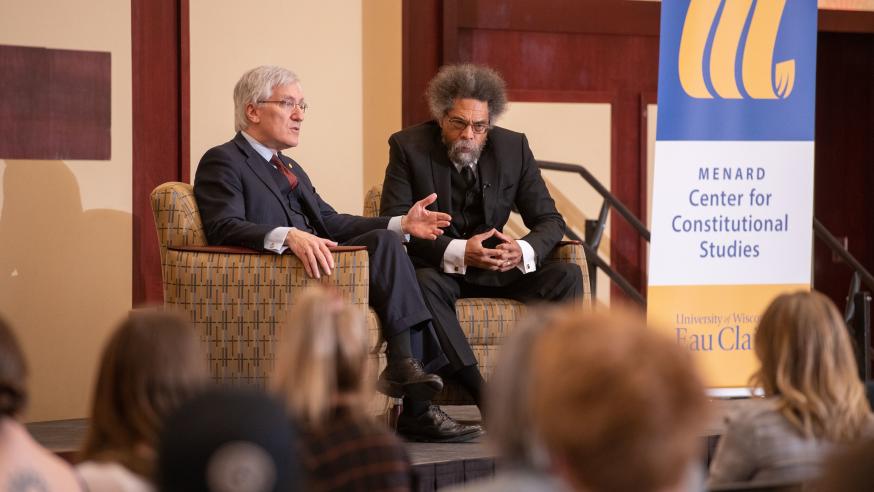 Cornel West as guest to Center of Constitutional Studies 