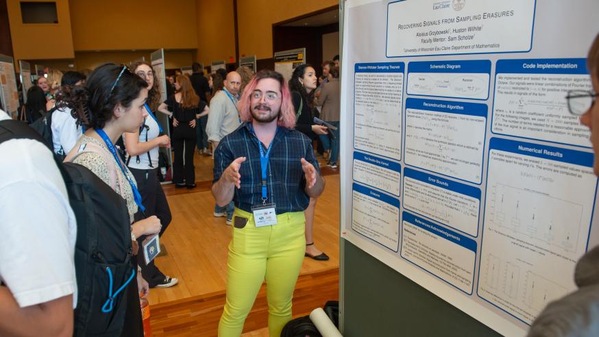 math student NCUR poster session