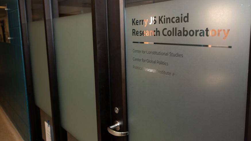 Door to Kerry Kincaid Research lab 