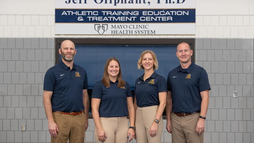 Blugold athletic training staff
