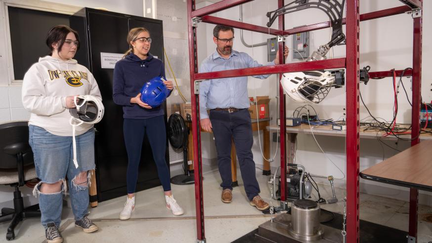 Impact test lab MatSci Center