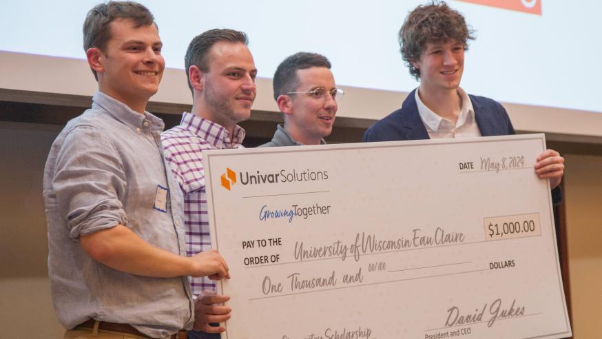 Scholarship Winner with Donor