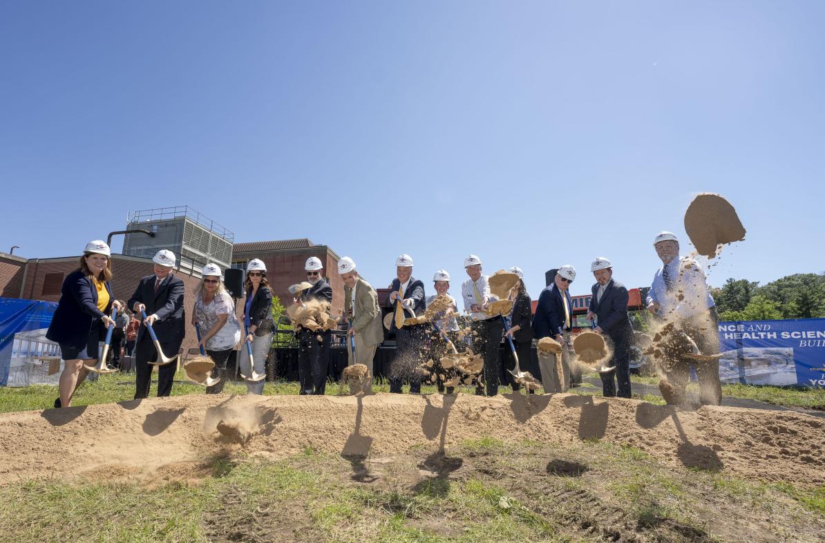 science building groundbreaking