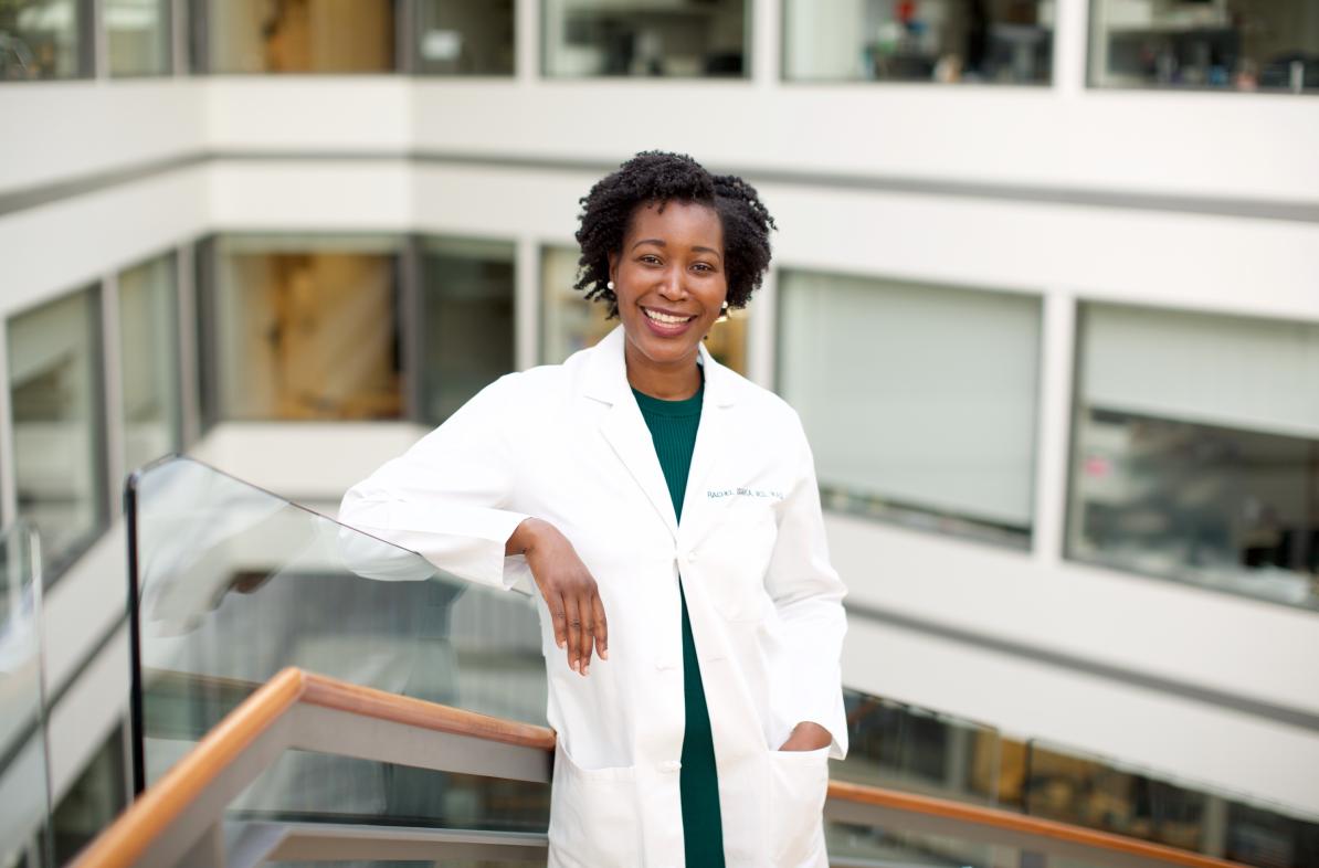 Dr Rachel Issaka , hospital portrait 