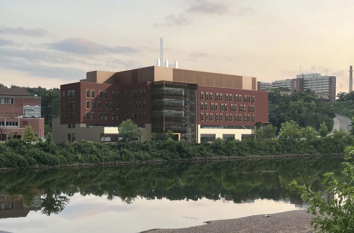 rendering of health science building 