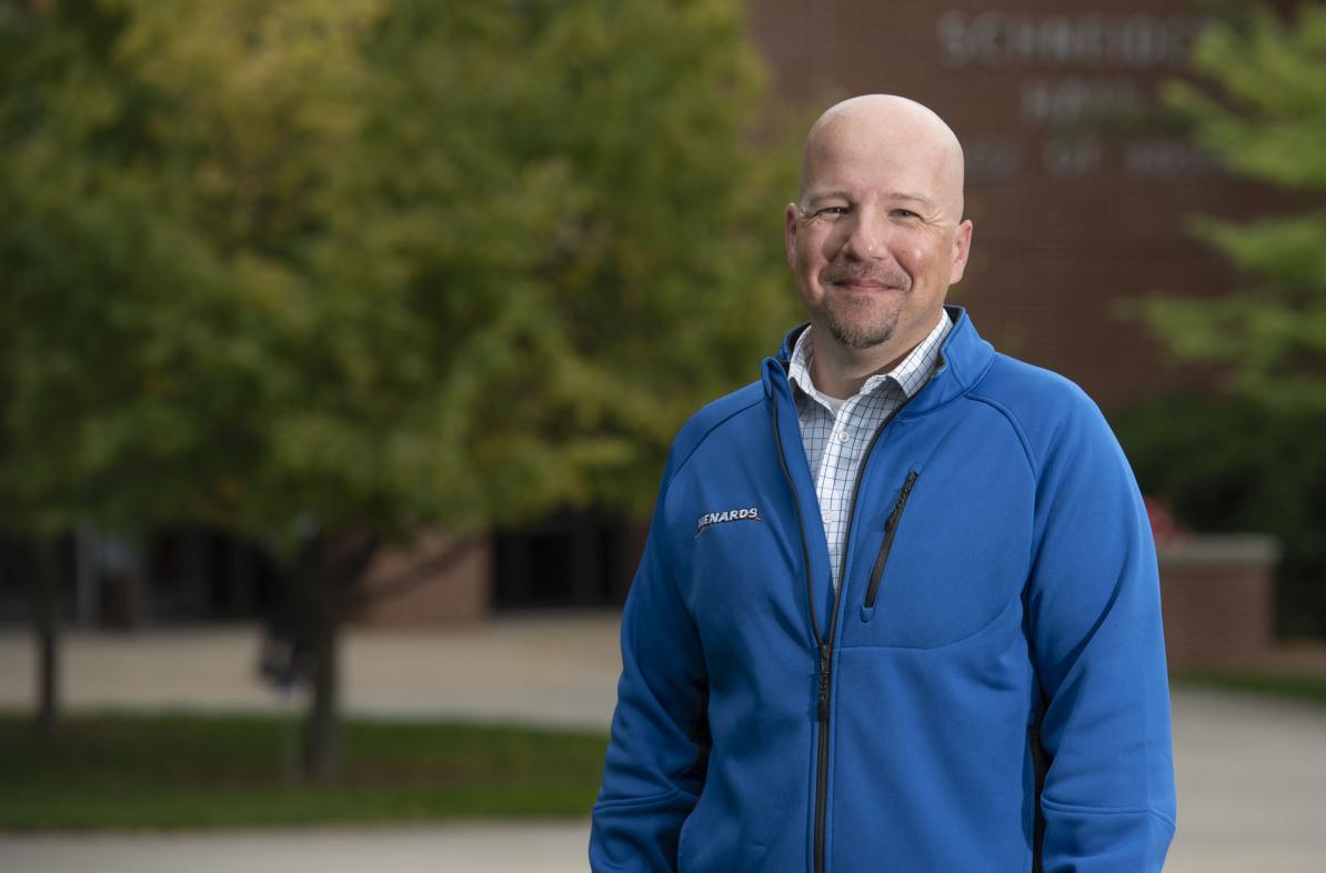 Adam Duquaine CIO of Menards Crop visiting campus