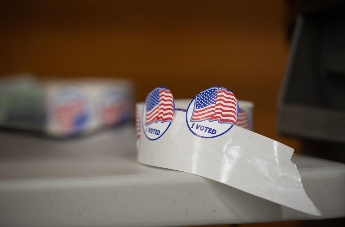 Voting stickers