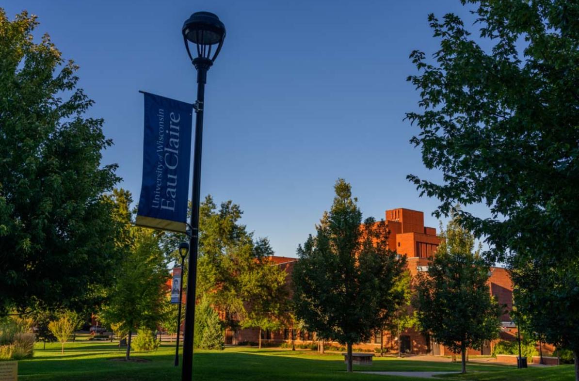 UW-Eau Claire campus in fall