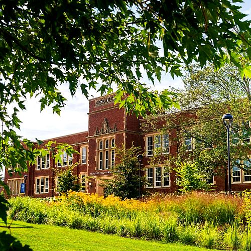 Schofield Hall summer shot